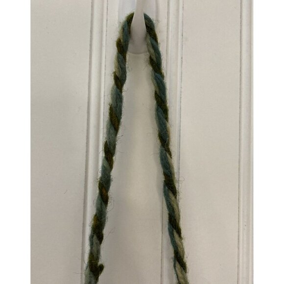 Southwest BoHo Blue Gray Saddle Blanket Lined Crossbody Handbag Small Tote - Picture 6 of 12